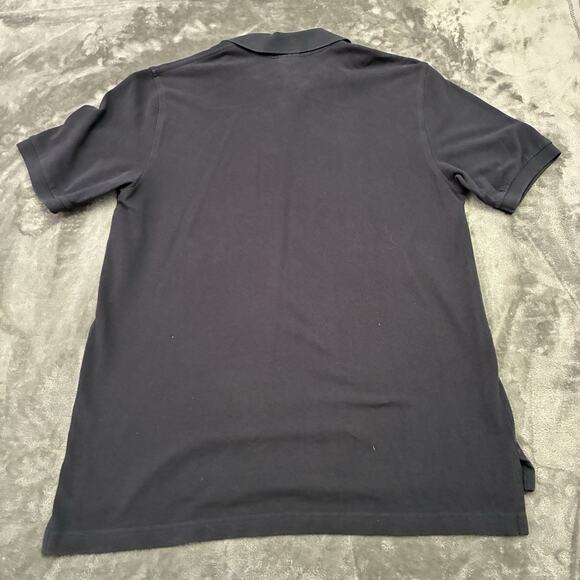 Brooks Brothers Polo 346 Mens L Black Shirt Collared Cuffed Sleeves Performance - Picture 4 of 8